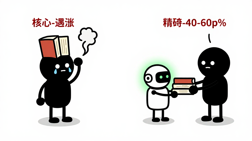 上下文窗口有限,检索层精准投喂