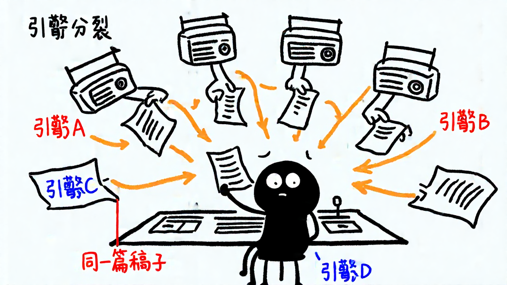 小黑坐在四台收音机前，每台抓到的内容都不一样